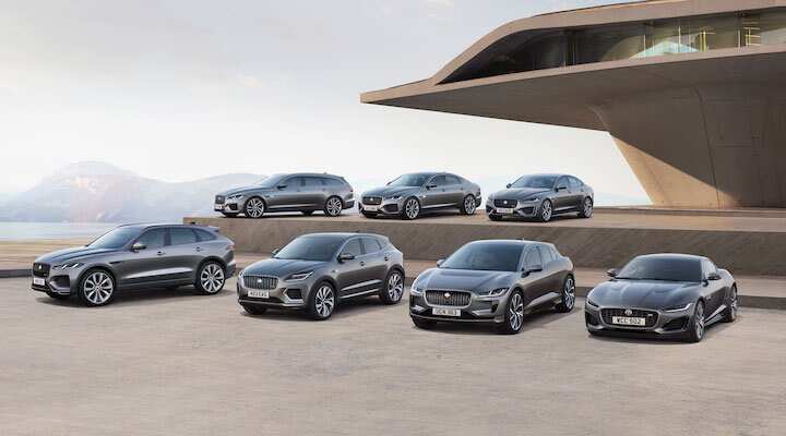 Fleet of Jaguar Car Models