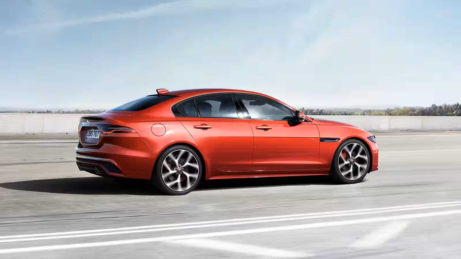 Orange Jaguar Xe